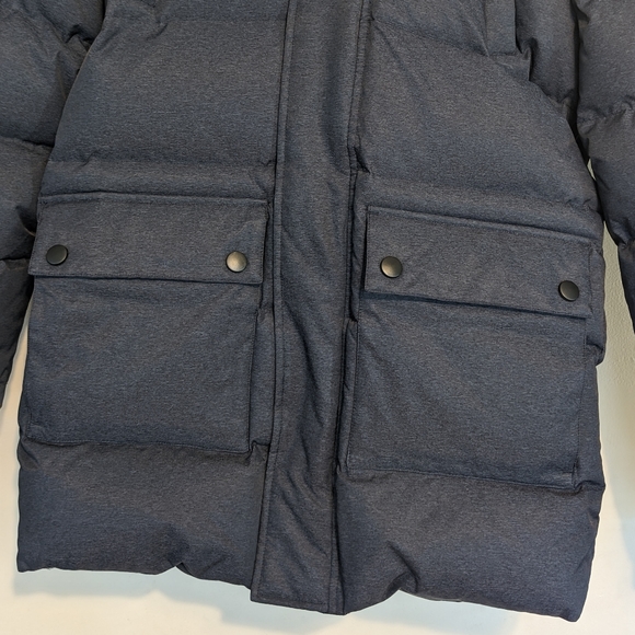 Triple F.A.T Goose Down Colburn Puffer Parka Jacket in Navy Blue Size Small NWT - Picture 8 of 16